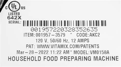 Vitamix 5000 Owners Manual 4