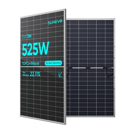 W W W Bifacial Double Glass Perc Mono Bipv Commercial Solar