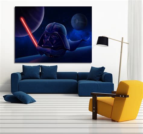 Репродукция картины "Дарт Вэйдер. Звездные войны". Картина маслом на ...