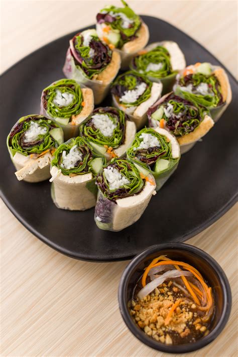 Tofu Fresh Rolls Menu Pho Amie
