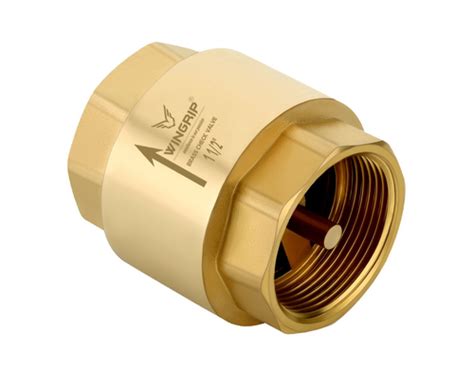 Brass Vertical Check Valve Manufacturer Exporter Supplier In Jamnagar