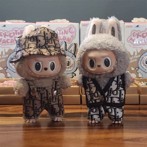 Pop Mart Exciting Macarons Labubu Fashion Week 2 Woah No More Naked Bubu Hobbies Toys Toys