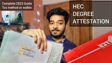 HEC Degree Attestation Complete Process Through Courier 2023 How To