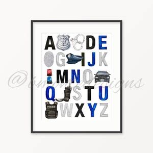 Polizei Alphabet Koleksi Gambar