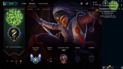 League Of Legends I Sell My Diamond 1 Account Youtube