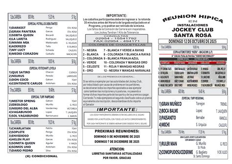 Programa Hipodromo De La Plata 3