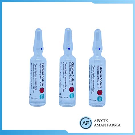 Citicoline 500 mg (Per Ampul) - Apotek Aman Farma
