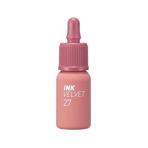 Peripera Ink The Velvet Longwear Lip Tint Strawberry Nude In