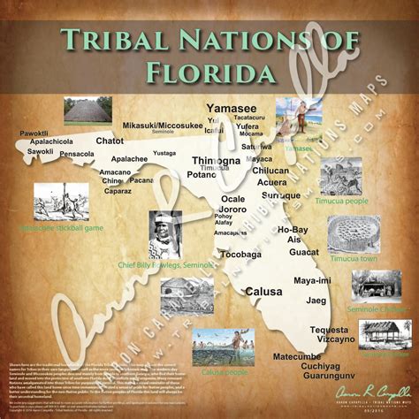 Map Of Florida Native American Tribes | Maps Of Florida