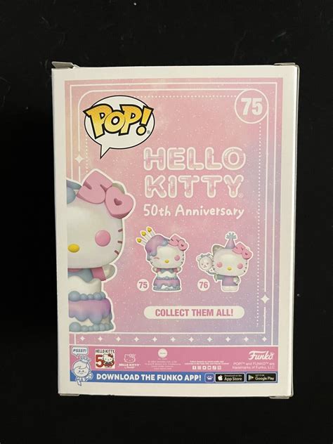 Funko Pop Hello Kitty 75 50th Anniversary Diamond Targetcon Exclusive