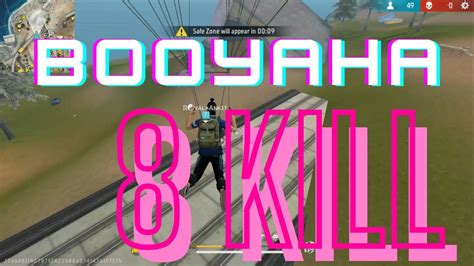 Free Fire BR Rank Mai Booyah 8 Kill In Solo Freefiremax Booyah