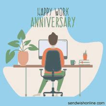 happy job anniversary images gifs tenor