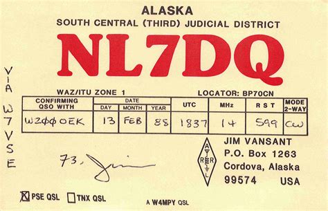 RVARC - Qsl cards