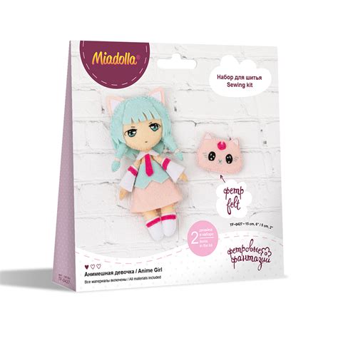 Набор для шитья "Miadolla" TF-0427 Анимешная девочка . купить за 335,00 ...