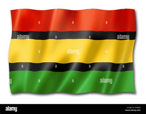 Dinka People Ethnic Flag Africa 3d Illustration Stock Photo Alamy