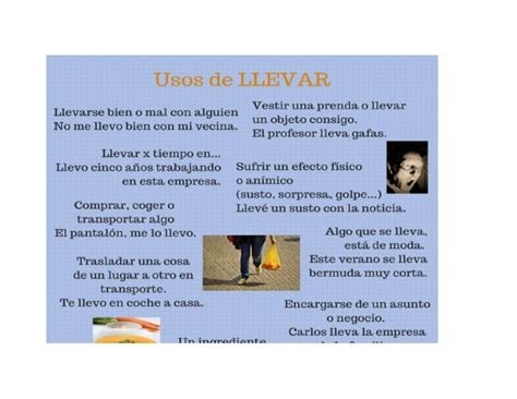 llevar llevarse