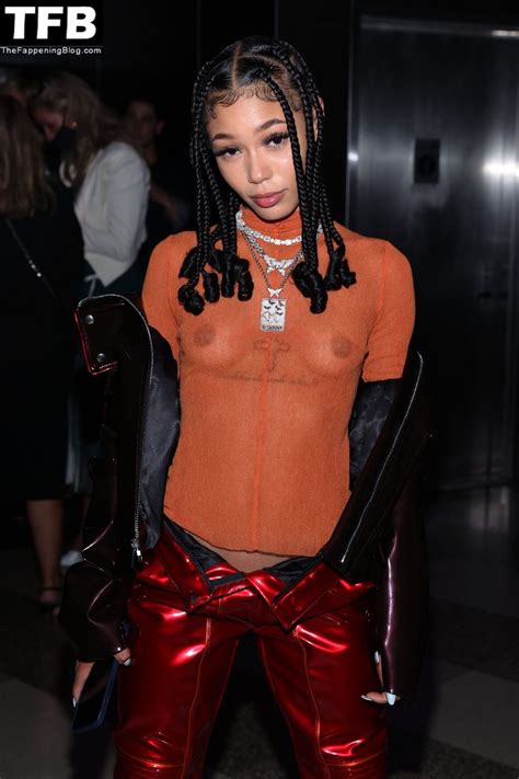 Coi Leray Displays Her Nude Tits During NYFW 5 Photos TheFappening