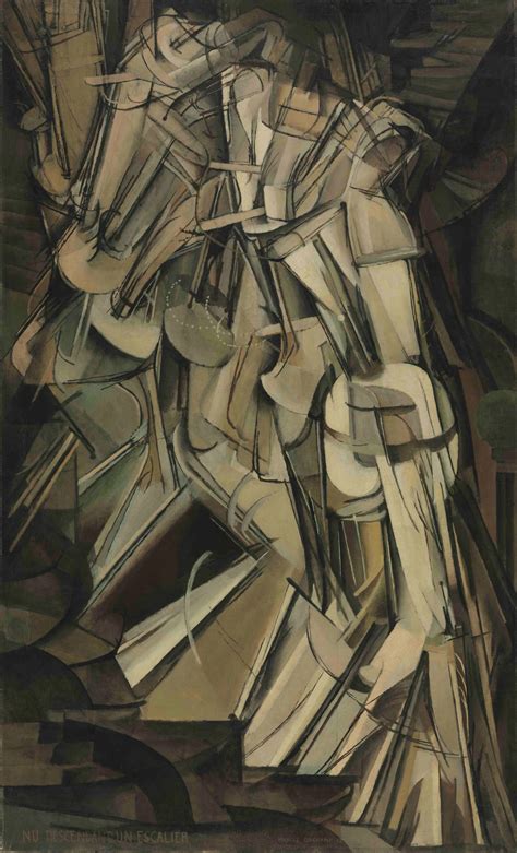 Nude Descending A Staircase No 2 By Marcel Duchamp