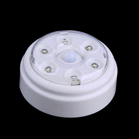 6 Led Wireless Infrared Pir Auto Sensor Motion Detector Battery Powered