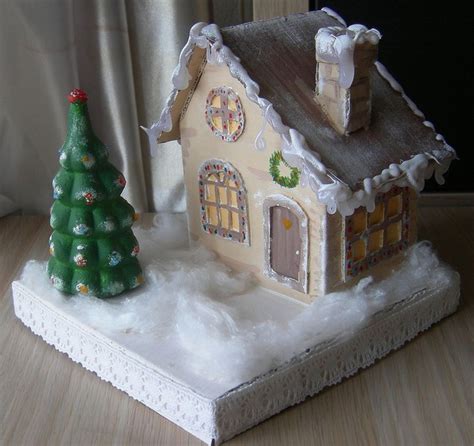 Новогодние домики своими руками мастер-класс: фото и видео