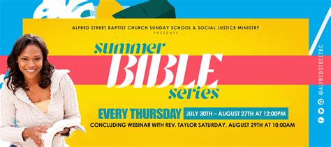 Alfred Street Baptist Church Summer Bible Series