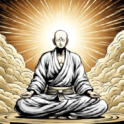 True Enlightenment of Zen in Comic Style | AI Art Generator