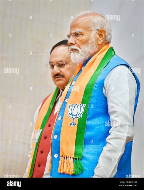 delhi india april  prime minister narendra modi  bjp