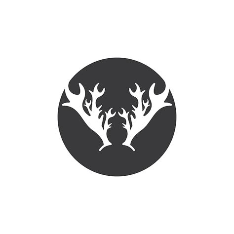 Premium Vector Deer Antlers Logo Template Illustration Design