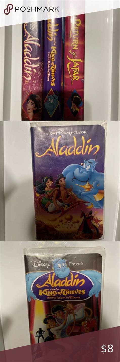 Aladdinblack Diamond—aladdin King Of Thieves—the Return Of Jafar Vhs Tapes The Return Of