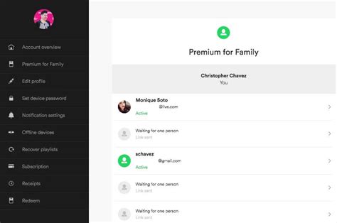 Spotify Family Account
