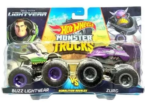 Hot Wheels Monster Trucks Buzzlightyear Vs Zurg Mattel Frete Gr Tis