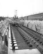 Photo Battleship USS Oregon In Drydock At The Puget Sound Naval