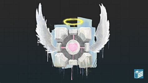 Portal Companion Cube Wallpaper