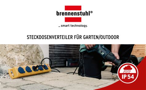 Brennenstuhl Super-Solid SL 554 Steckdosenverteiler/Outdoor ...