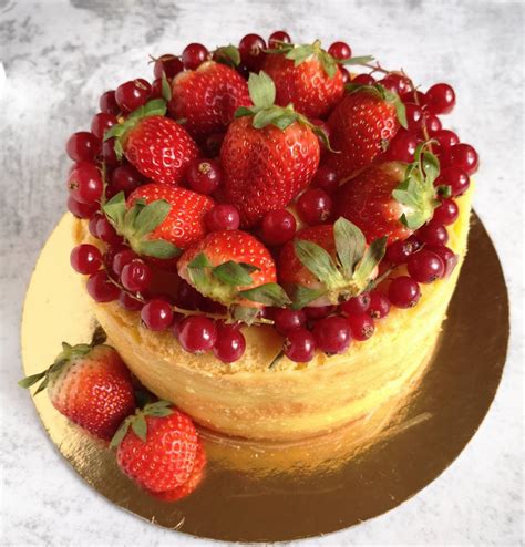 Naked Cake Con Crema E Frutta Senza Lattosio Il Forno Incantato