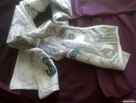 Купить мужской шарф Доллар | Skrami.ru