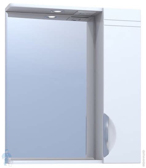 Зеркальный шкаф VIGO Jika 600 (600х150х700) с подсветкой, правый | Афоня.рф