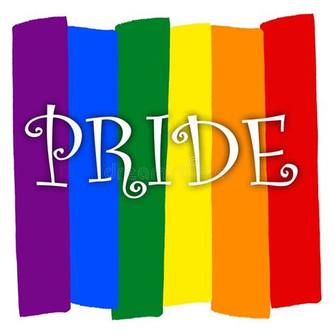 Rainbow Gay Pride Flag Symbol Of Sexual Minorities Prinde Stock Illustration Illustration Of
