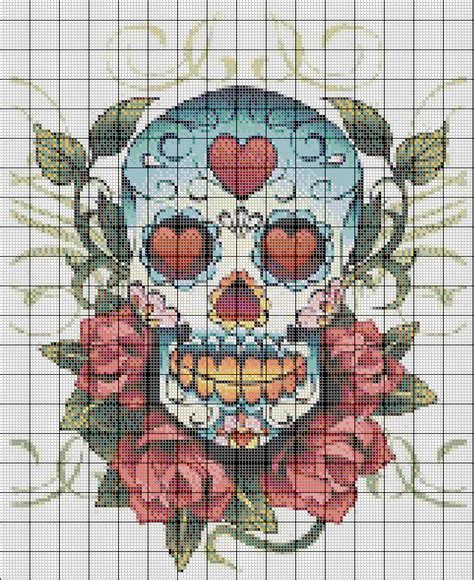 Cross Stitch Art Cross Stitch Skull Cross Stitch Patterns