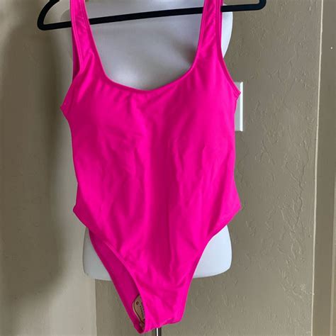 Kawatender Mesh Panel One Piece Swimsuit Hot Pink S Artofit