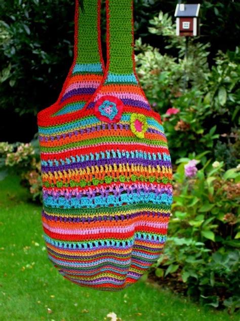 Beates Bunter Blog Diy H Kelk Rbchen Oder H Kelbeutel Crochet Bag