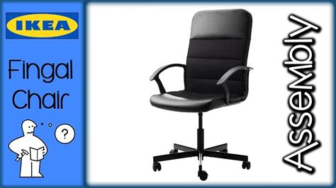 IKEA Fingal Chair Assembly - Montaggio Sedia - YouTube