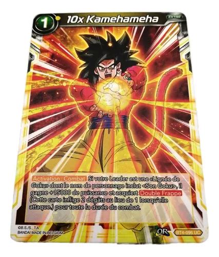 Cartas Dragon Ball Tcg Ss4 Goku 10x Kamehameha Darkside Tcg Cuotas Al