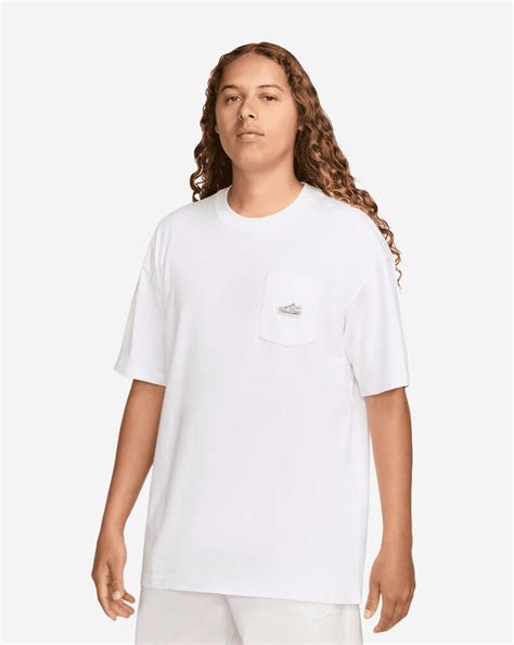 Shop Nike Nsw Af1 Pocket Tee Fz5413 100 Black Snipes Usa