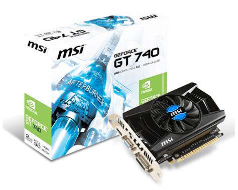 MSI N740-2GD5 NVIDIA GeForce GT 740 2GB GDDR5 128bit PCI-Express 3.0 ...
