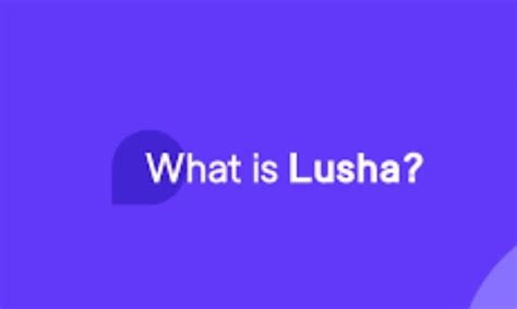 What is Lusha?. Lusha is a powerful sales intelligence… | by Fozzie ...