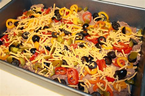 Polka Dotty Place 10 Layer Baked Nacho Dip