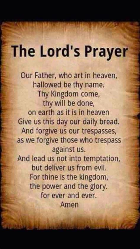 Our Father Prayer Printable