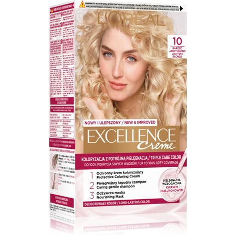 Plaukų dažai L Oreal Paris Excellence Creme 10 Blonde kainos nuo 6 24 Kaina24 lt