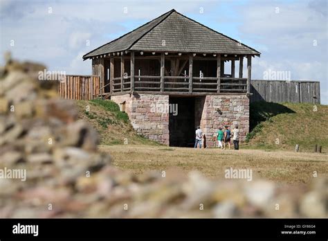 Tilleda, Germany. 29th Aug, 2016. Visitors walk through the Tilleda ...